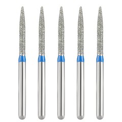 5-50pcs High Speed Handpiece Diamond Burs Pointed Taper Shape Medium Grit