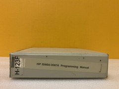 HP 03566-90046 3566A/3567A PC Spectrum/Network Analyzer Programming Manual