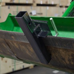 Titan Attachments Clamp-On Tractor Bucket Hitch Receiver Adapter, 2″ Receiver