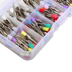 200pcs US Mixed Dental latch type prophy polishing brush flat tapered Brushes ty