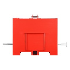 Ballast Box 3 Point Category 1 Tractor Quick Tach Hitch Counterweight Red