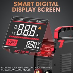YESWELDER 205Amp Stick Welder Large LED Display 110V/220V IGBT ARC MMA Hot Start