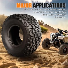 18×10-8 ATV UTV Tires All Terrain for Lawn Mower Off Road 4PR Tubeless