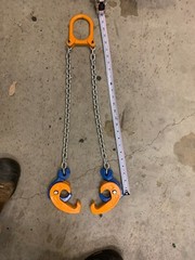 55 Gallon Drum Lifter Hoist + Sling, Metal or Plastic Barrel, 1 Ton New, Unused