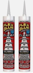 Flex Glue Clear Strong Waterproof Adhesive 9oz Cartridge 2 Pack NEW