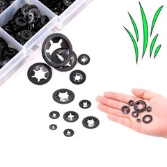 360 Pieces 9 Sizes Push Nuts Assortment, Speed Clips Retaining Clips Fasteners