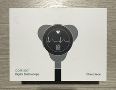 Genuine Authentic EKO CORE 500 Stethoscope Chestpiece ONLY ECG Parts/Repair Box