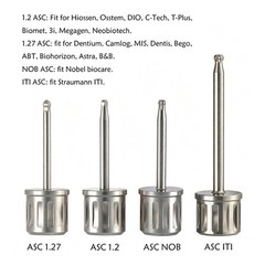 Dental Angled Implant Screwdriver Angulated Screw Channel Driver Hiossen/ITI/NOB