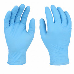 Blue Disposable Nitrile Gloves 3 Mil Medium, Latex-Free, 1000 Gloves per Case