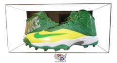 Shoe Wall Mount Acrylic Display Case Large size 17 UV Pair Basketball Football D