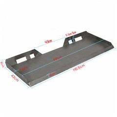 1/2″ Quick Tach Attachment Mount Plate Skid Steer Loader For Bobcat Kubota
