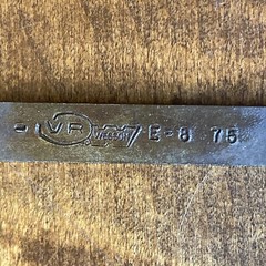VR Wesson E-8 75 1/2” Carbide Tip Cutting Tool