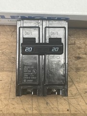 Challenger NEW 6 pack C220 circuit breaker type c 2 pole 20 amp 120/240