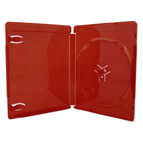 10 NEW TOP QUALITY 14MM PS3 RED GAME CASE,BLU-RAY&PLAYSTATION 3 LOGO, PS3RED-BR
