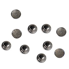 Dental Orthodontic Lingual Button Bondable Round Rectangular Base Mesh With Hook