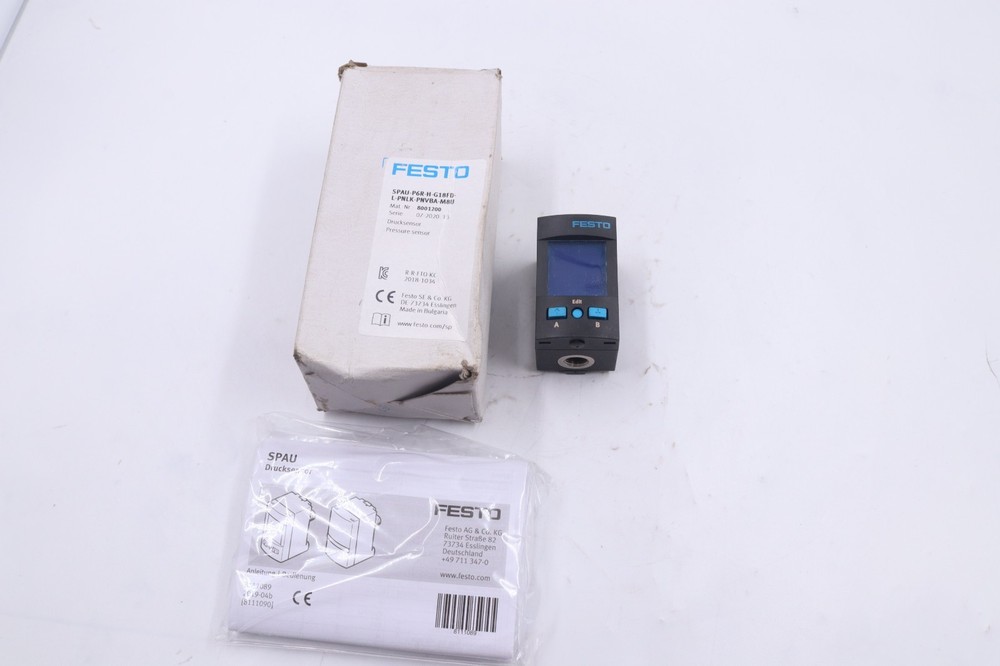 FESTO SPAU-P6R-H-G18FD-L-PNLK-PNVBA-M8U MADE IN BULGARIA