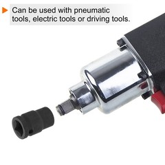12-Point Impact Socket 1/2 Inch Drive 14mm Metric Cr-V Shallow Impact Socket