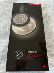 NEW 3M Littmann 6154 Cardiology IV Stethoscope Navy Blue 27″ – LMU-DCOM Engraved