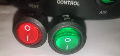Volcano Classic POWER & HEAT/AIR Replacement Both Red & Green Switches, 120VAC
