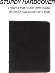 Vintage Style 3 Ring Binder 5.5×8.5 Inches
