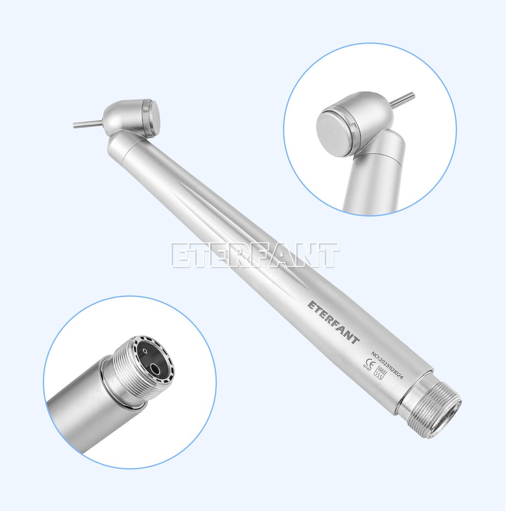 Dental LED 45° Degree Surgical High Speed Handpiece 2/4H Push Button E-generator