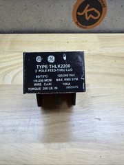 GE General Electric THLK2200 2 Pole 120/240V Feed-Thru Lug New No Box