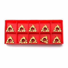 20Pcs 16IR AG60 CNC Carbide Insert Lathe Turning Tool Holder Threading Inserts