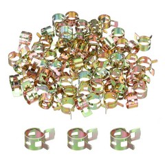 ID 11mm 7/16″ Fuel Line Hose Clip,Pipe Clamp,Spring Hose Clamp,60PCS