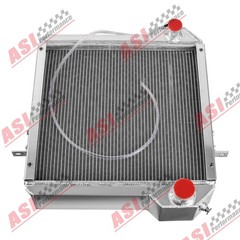 4 Row 62MM Radiator Fit Case Backhoe 570 580SSL 590SL 4300 P85 234876A1.234882A1