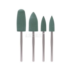 12pcs/kit Dental SILICONE Polishers Polishing Burs Resin Base Acrylic 2.35mm