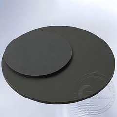 Grey PVC Plastic Round Discs Diameter 20-400mm Thickness 3-30mm Rigid PVC Sheet