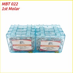 50Sets Dental Orthodontic Buccal Tube 1st 2nd Molar Tube Roth MBT 022/018 Mesh