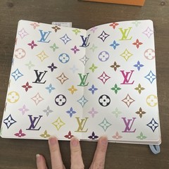 LV X TM Multicolor White Jane Notebook