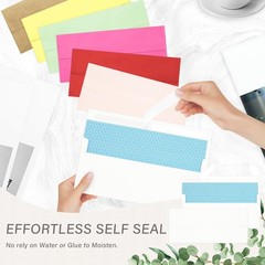 50 Pack #10 Business Envelopes Self Seal White 4 1/8 x 9 1/2 Inches for Mailing