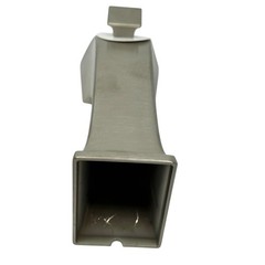Modern Brushed Nickel Bathtub Diverter Tub Spout 7″ Slip-On Wall Mount