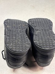 SKECHERS Nampa WIDE SR Work Shoes Relaxed Fit MENS 13 Wide Triple Black 77156W