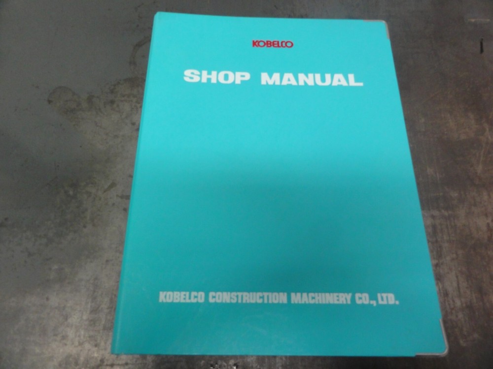 Kobelco SK80MSR-1E SK80MSR-1ES Hydraulic Excavator Shop Manual S5LF0005E01