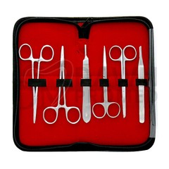 19 Pieces Practice Suture Kit with Pad for Medical Veterinary Student Training
