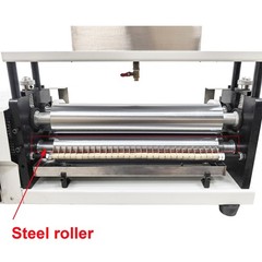 Double-Sided Automatic Glue Coating Machine Sheet Gluing Machine Steel Roller