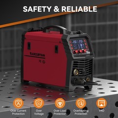 ARCCAPTAIN 250A MIG Welder Gas MIG/Gasless MIG/Stick/Lift TIG 6 in 1 110V 220V