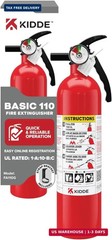 Kidde FA110G Multi Purpose Fire Extinguisher, Wall Mount, for Home/Office/Dorm/R