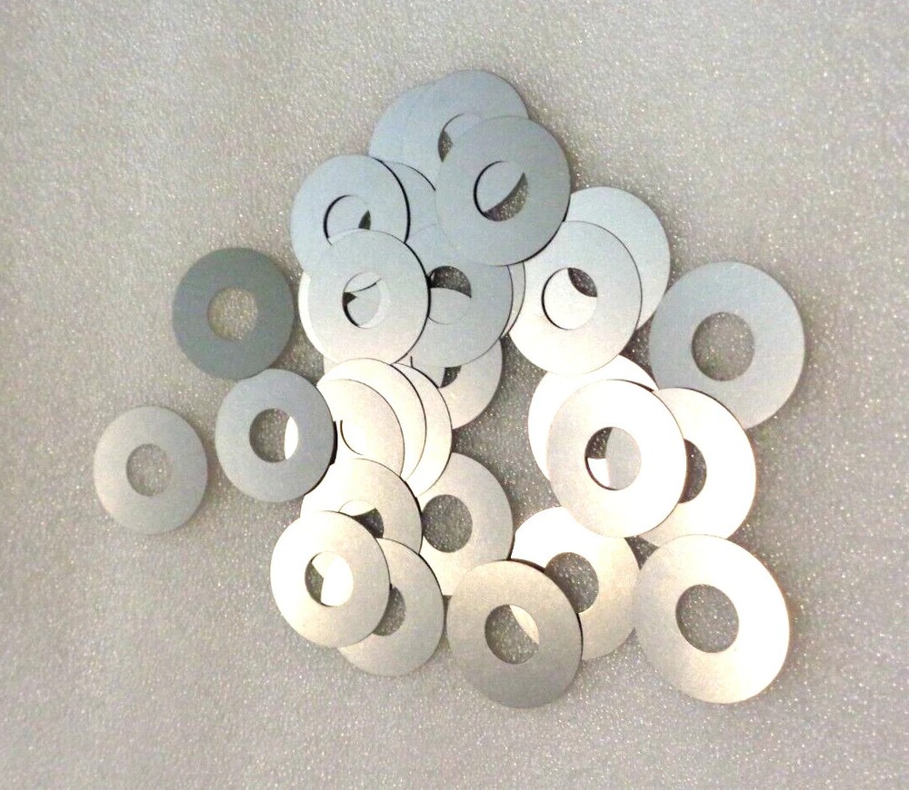 20pcs Flat Washer Gasket Shim Stainless Steel ID 12mm x OD 30mm x Thin 0.2mm NEW