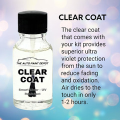 High Gloss Clear Coat -Made in the USA (0.5 Fl Oz) Touch up Paint