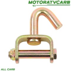 ALL-CARB 4PCS 2″ Swivel J Hook for Ratchet Tie Down Strap Car Hauler Trailer