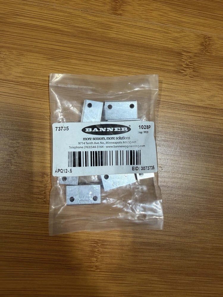 BRAND NEW BANNER APQ12-.5 APERTURE BULK KIT 1MM 73735 (10pcs. PER BAG)