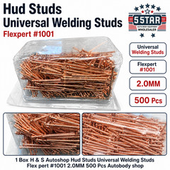 Uni Spotter Universal Welding Studs Flexpert # 1001 2.2MM 500 Pcs Autobody shop