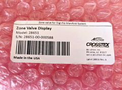 NEW Accutron Crosstex Digi-Flo Dental Nitrous Gas Zone Valve Display Model 28651