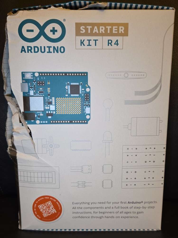 Arduino Starter Kit R4 Learn Electronics & Coding w/The UNO R4 WiFi Board *RipBx