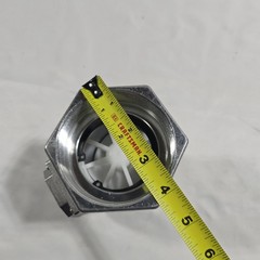3 Inch Digital Flow Meter, 21-264 GPM Inline NPT Thread Fuel Turbine Flowmeter