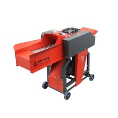 4-Blade Grass Straw Cutting&Silk Kneading Integrated Machine Conveyor Inlet 220V